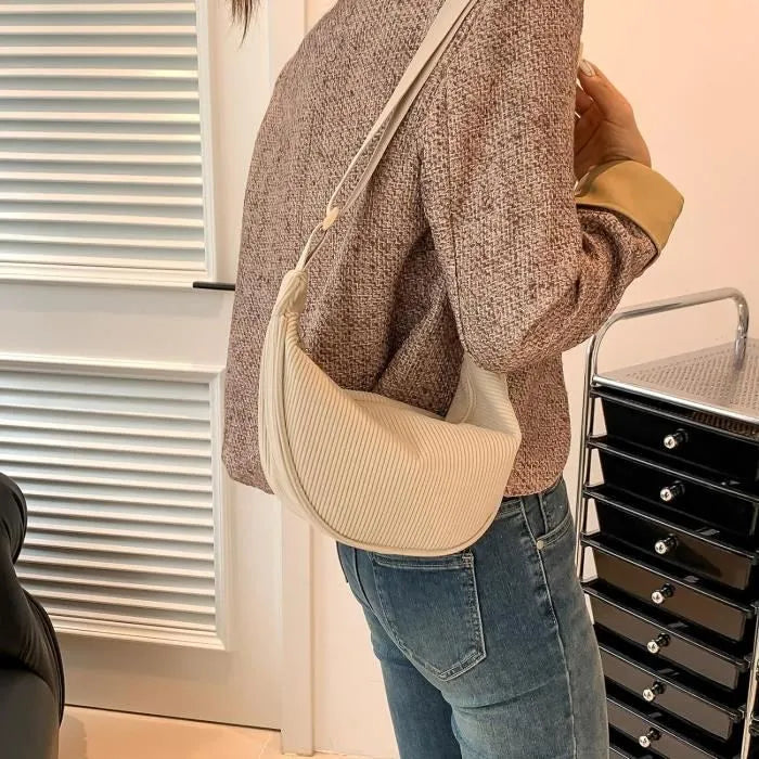 Sac Hobo  en Velours Côtelé